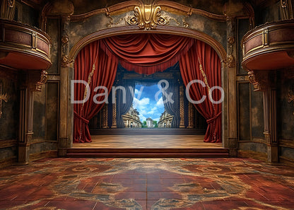 Avezano Grand Theatre Stage Backdrop Designed By Danyelle Pinnington