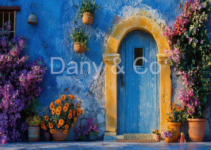 Avezano Seaside Sunshine Beach Bohemia Toile de fond conçue par Danyelle Pinnington