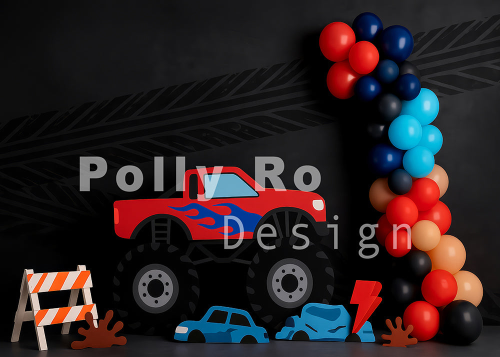 Toile de fond pour photographie de pailles et d'œufs de Pâques d'Avezano conçue par Polly Ro Design