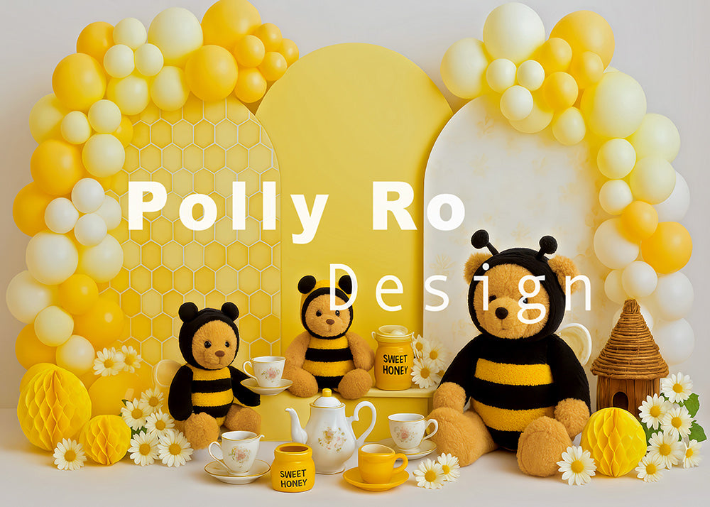 Toile de fond pour photographie de pailles et d'œufs de Pâques d'Avezano conçue par Polly Ro Design