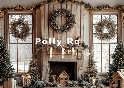 Toile de fond pour photographie de pailles et d'œufs de Pâques d'Avezano conçue par Polly Ro Design