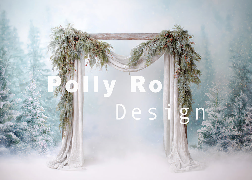 Avezano Winter Forest Archway Backdrop Designed By Polly Ro Design