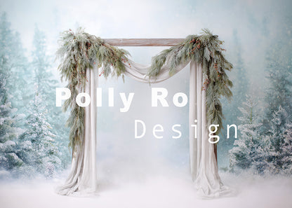 Avezano Winter Forest Archway Backdrop Designed By Polly Ro Design
