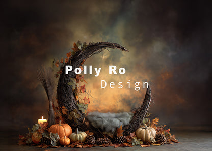 Toile de fond pour photographie de pailles et d'œufs de Pâques d'Avezano conçue par Polly Ro Design