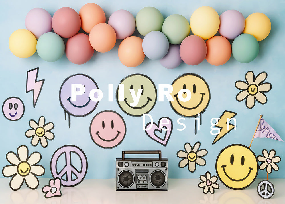 Toile de fond pour photographie de pailles et d'œufs de Pâques d'Avezano conçue par Polly Ro Design