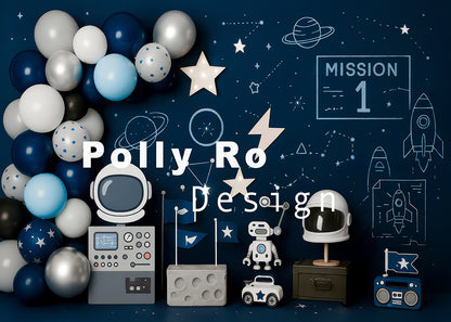 Toile de fond pour photographie de pailles et d'œufs de Pâques d'Avezano conçue par Polly Ro Design