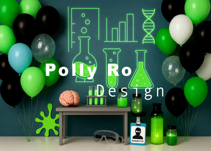 Toile de fond pour photographie de pailles et d'œufs de Pâques d'Avezano conçue par Polly Ro Design