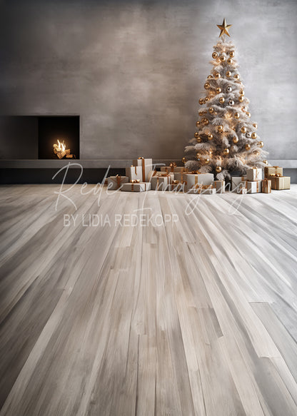 Avezano Minimalist Christmas Tree Photography Backdrop Designed By Lidia Redekopp