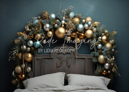 Toile de fond pour photographie de pailles et d'œufs de Pâques d'Avezano conçue par Polly Ro Design