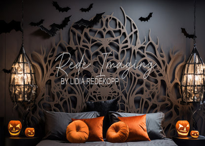 Toile de fond pour photographie de pailles et d'œufs de Pâques d'Avezano conçue par Polly Ro Design