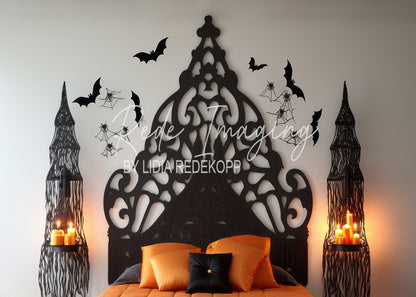 Toile de fond pour photographie de pailles et d'œufs de Pâques d'Avezano conçue par Polly Ro Design