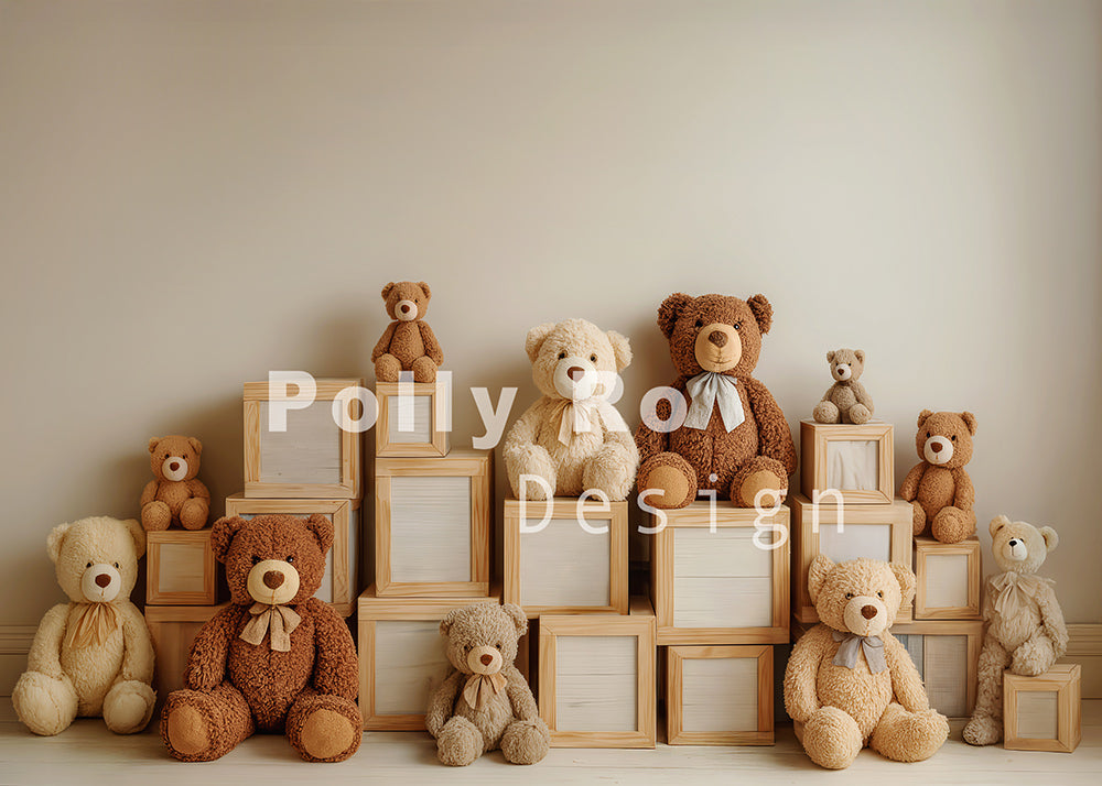 Toile de fond pour photographie de pailles et d'œufs de Pâques d'Avezano conçue par Polly Ro Design