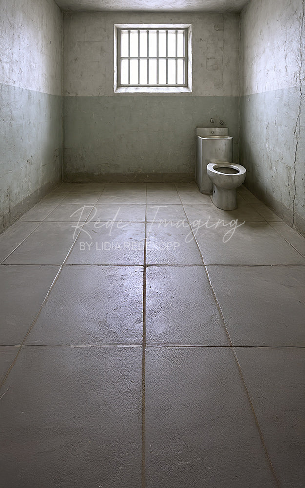 Avezano Tiled Prison Cell Photography Backdrop Designed By Lidia Redekopp