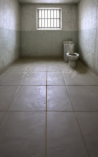 Avezano Tiled Prison Cell Photography Backdrop Designed By Lidia Redekopp