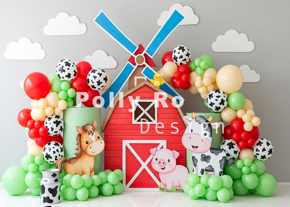 Toile de fond pour photographie de pailles et d'œufs de Pâques d'Avezano conçue par Polly Ro Design