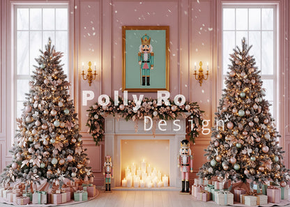 Toile de fond pour photographie de pailles et d'œufs de Pâques d'Avezano conçue par Polly Ro Design