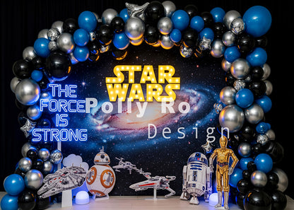 Avezano Star Wars Space Theme Photography Backdrop Designed By Polly Ro Design