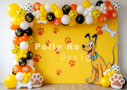 Toile de fond pour photographie de pailles et d'œufs de Pâques d'Avezano conçue par Polly Ro Design