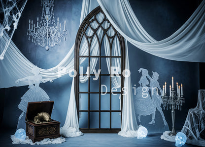 Toile de fond pour photographie de pailles et d'œufs de Pâques d'Avezano conçue par Polly Ro Design