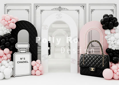 Toile de fond pour photographie de pailles et d'œufs de Pâques d'Avezano conçue par Polly Ro Design