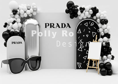 Toile de fond pour photographie de pailles et d'œufs de Pâques d'Avezano conçue par Polly Ro Design