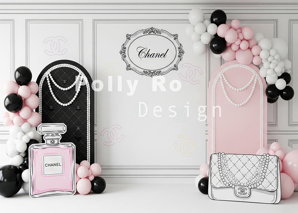 Toile de fond pour photographie de pailles et d'œufs de Pâques d'Avezano conçue par Polly Ro Design