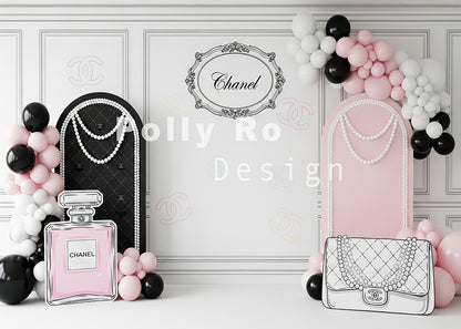 Toile de fond pour photographie de pailles et d'œufs de Pâques d'Avezano conçue par Polly Ro Design