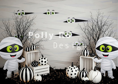 Toile de fond pour photographie de pailles et d'œufs de Pâques d'Avezano conçue par Polly Ro Design