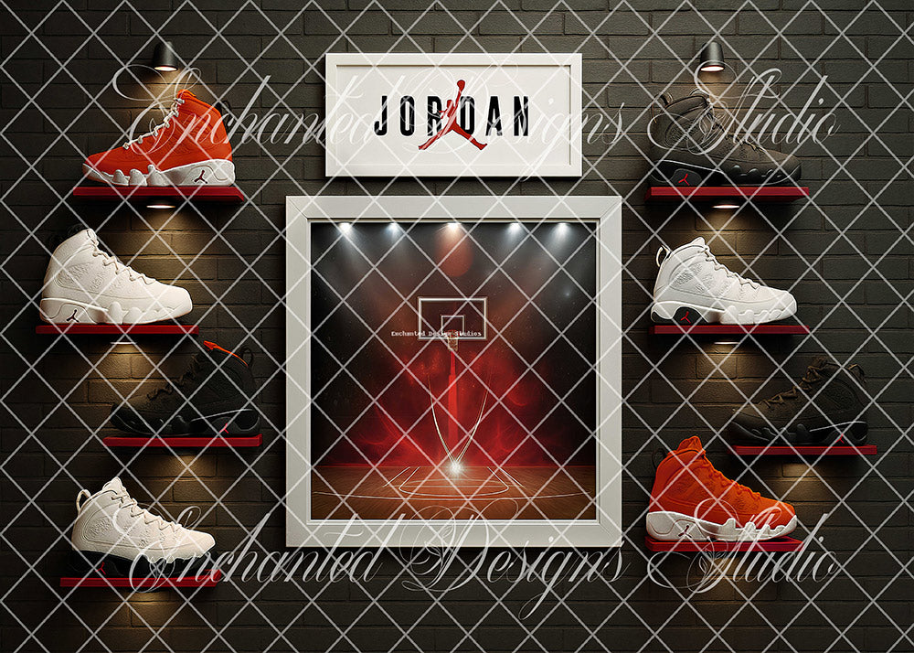 Avezano Jordan Basketball Shoe Backdrop Designed By Enchanted Design S