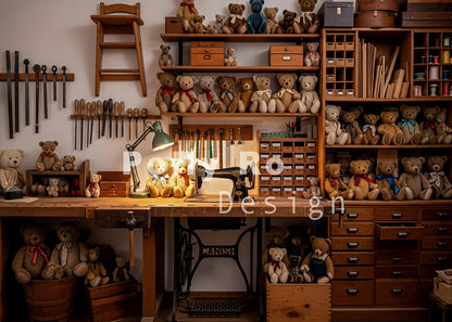 Toile de fond pour photographie de pailles et d'œufs de Pâques d'Avezano conçue par Polly Ro Design