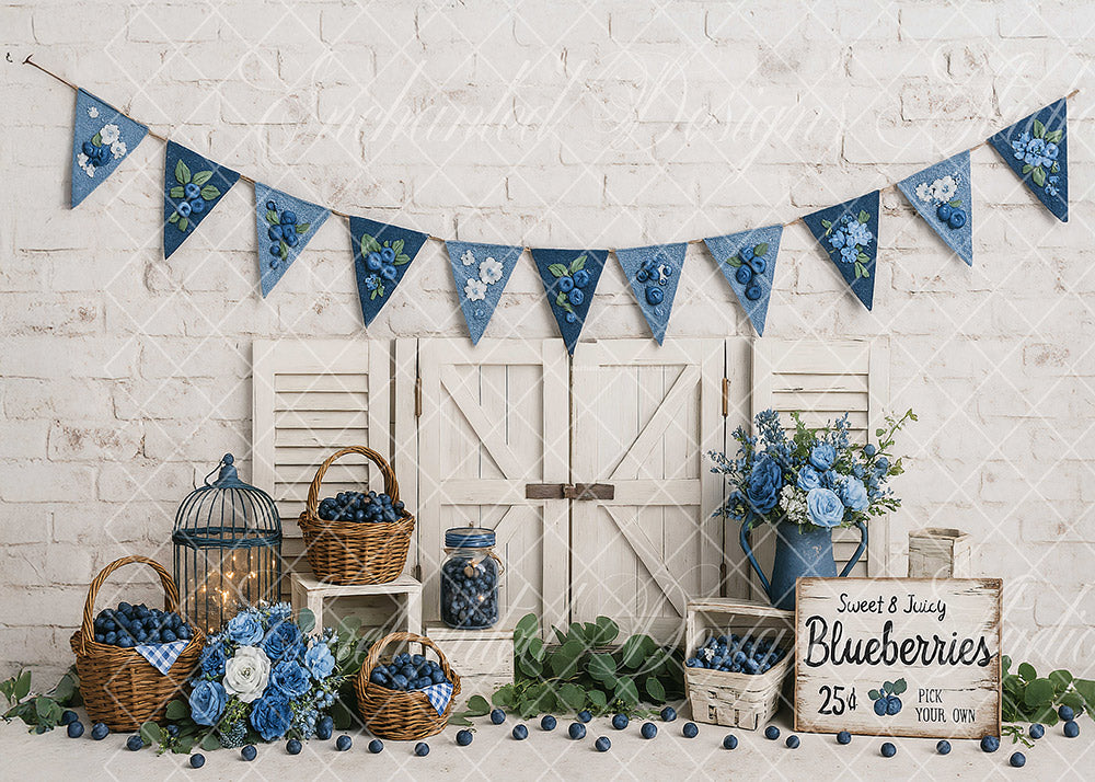 Toile de fond pour photographie de pailles et d'œufs de Pâques d'Avezano conçue par Polly Ro Design