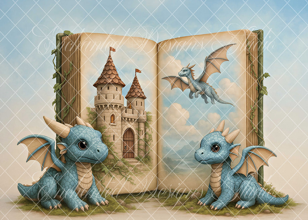 Toile de fond pour photographie de pailles et d'œufs de Pâques d'Avezano conçue par Polly Ro Design