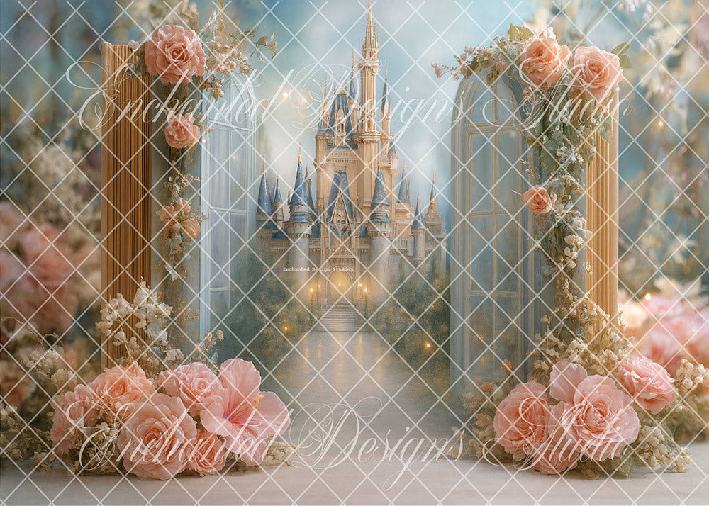 Avezano Enchanted Castle Flower Backdrop Designed By Enchanted Design Studio