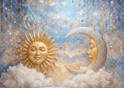 Avezano Celestial Sun Moon Backdrop Designed By Enchanted Design Studio