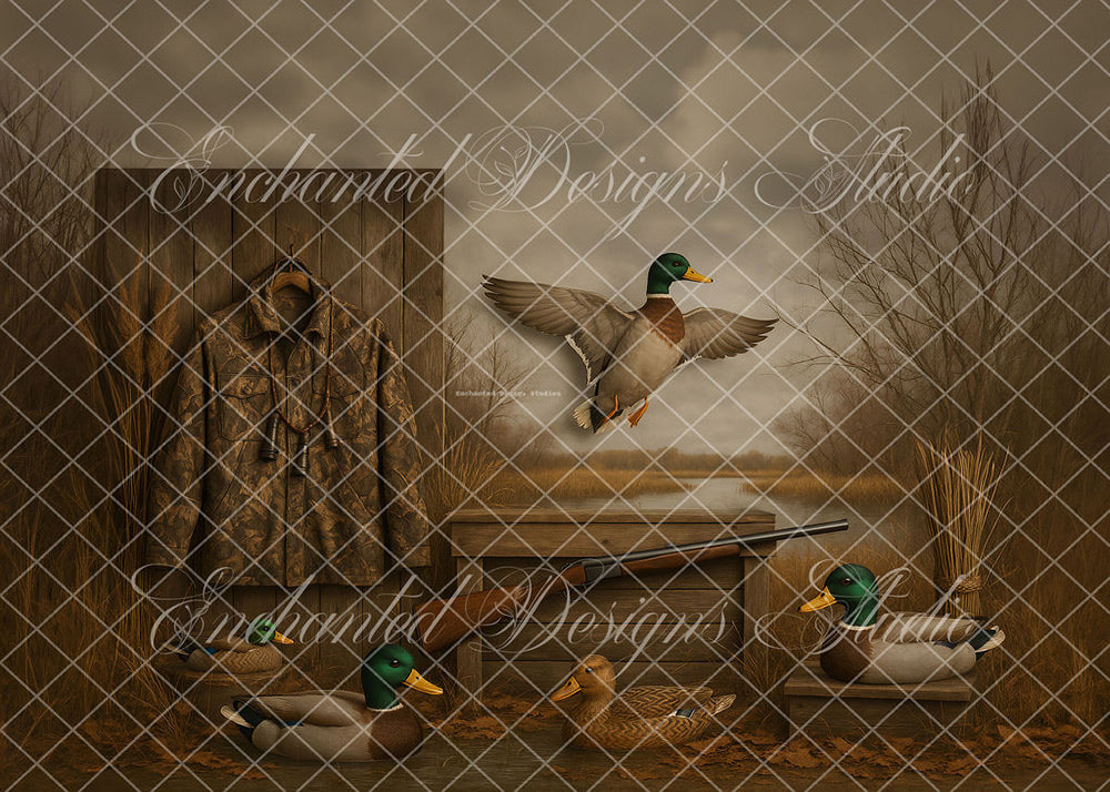 Toile de fond pour photographie de pailles et d'œufs de Pâques d'Avezano conçue par Polly Ro Design