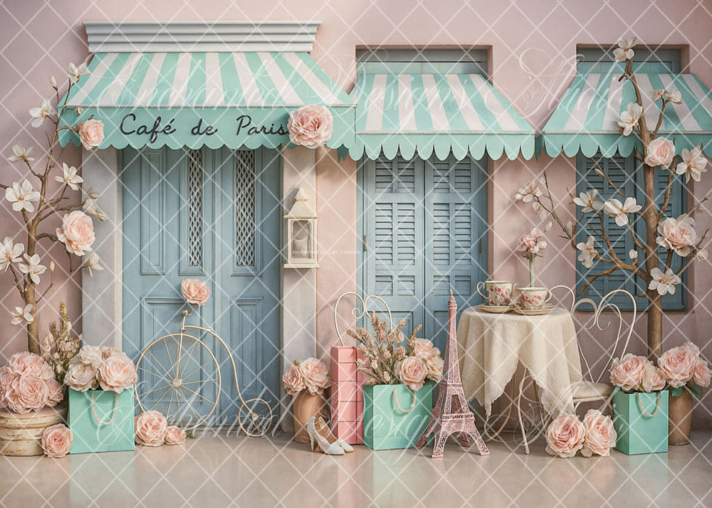 Avezano Afternoon Tea in Paris Backdrop Designed By Enchanted Design S