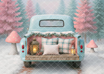 Toile de fond pour photographie de pailles et d'œufs de Pâques d'Avezano conçue par Polly Ro Design