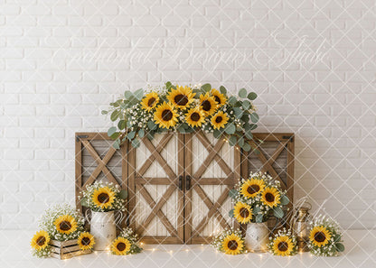 Toile de fond pour photographie de pailles et d'œufs de Pâques d'Avezano conçue par Polly Ro Design