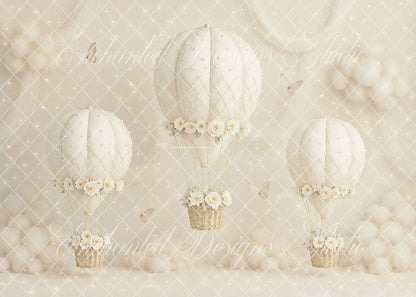 Toile de fond pour photographie de pailles et d'œufs de Pâques d'Avezano conçue par Polly Ro Design