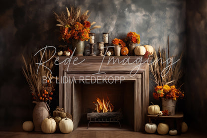 Toile de fond pour photographie de pailles et d'œufs de Pâques d'Avezano conçue par Polly Ro Design