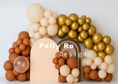 Toile de fond pour photographie de pailles et d'œufs de Pâques d'Avezano conçue par Polly Ro Design