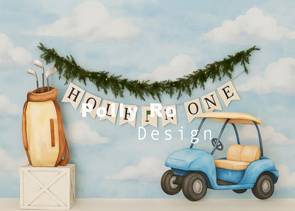 Avezano Golf Themed Backdrop Designed By Polly Ro Design