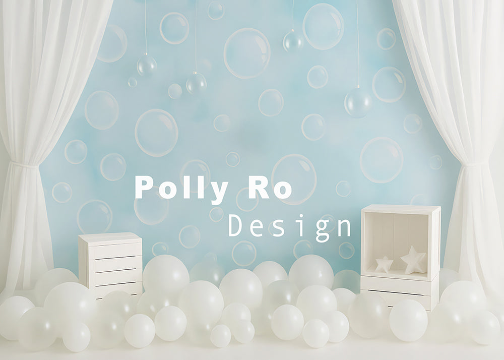 Avezano Bubble Themed Backdrop Designed By Polly Ro Design