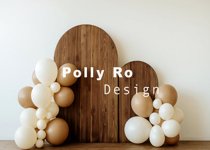 Avezano Wooden Arch Theme Backdrop Designed By Polly Ro Design