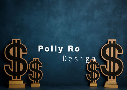 Avezano Money Theme Backdrop Designed By Polly Ro Design