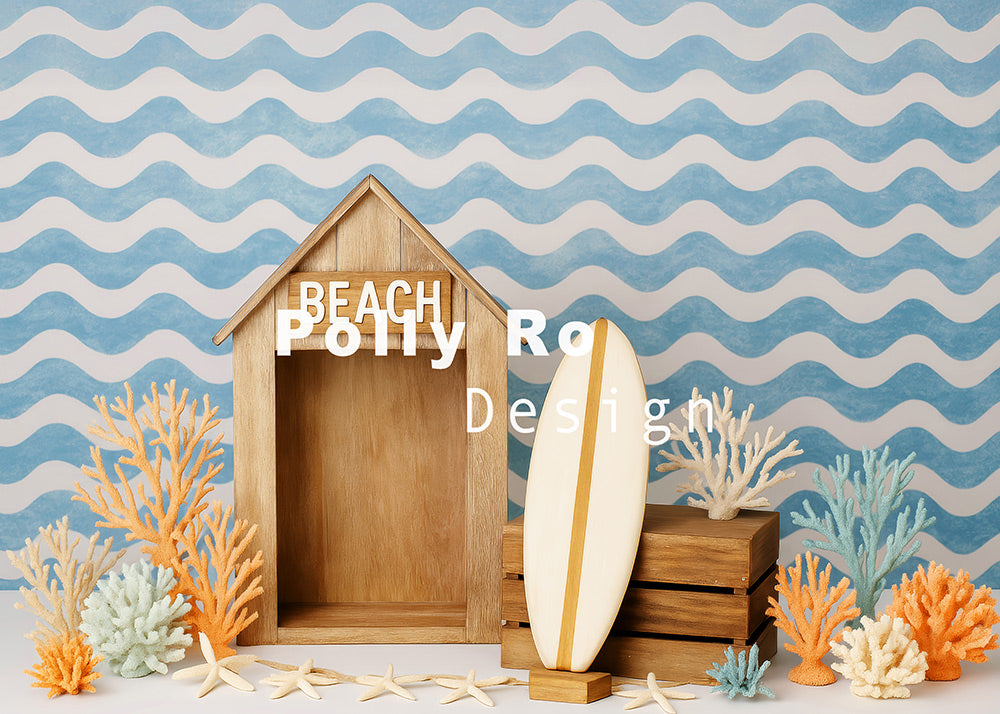 Toile de fond pour photographie de pailles et d'œufs de Pâques d'Avezano conçue par Polly Ro Design