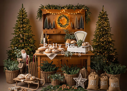 Avezano Christmas Bakery Backdrop Designed By Polly Ro Design