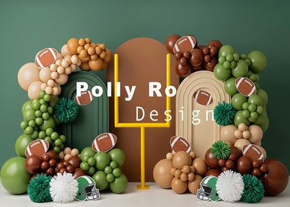 Avezano Football Theme Backdrop Designed By Polly Ro Design