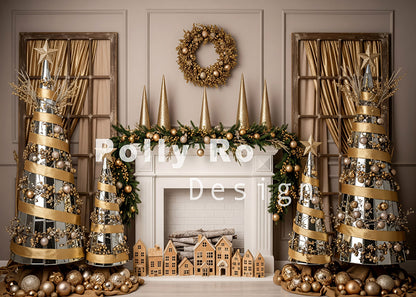 Toile de fond pour photographie de pailles et d'œufs de Pâques d'Avezano conçue par Polly Ro Design