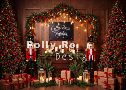 Toile de fond pour photographie de pailles et d'œufs de Pâques d'Avezano conçue par Polly Ro Design